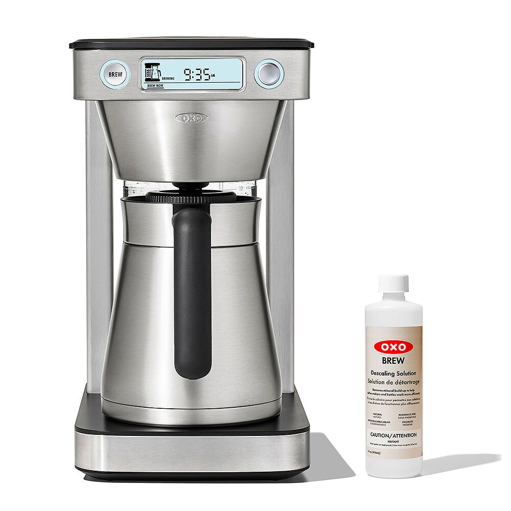 12-Cup Coffee Maker with Podless Single-Serve Function & Descaling Solution Bundle J9