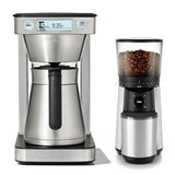 12-Cup Coffee Maker with Podless Single-Serve Function & Conical Burr Coffee Grinder Bundle K1