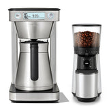 12-Cup Coffee Maker with Podless Single-Serve Function & Conical Burr Coffee Grinder Bundle K1