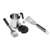 Grilling Basting Pot and Brush Set & Grilling Precision Turner Bundle X7