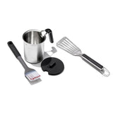 Grilling Basting Pot and Brush Set & Grilling Precision Turner Bundle X7