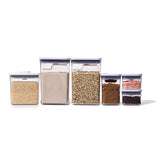 8-Piece POP Container Baking Set & POP Container - Big Square Short (2.8 Qt.) Bundle O8