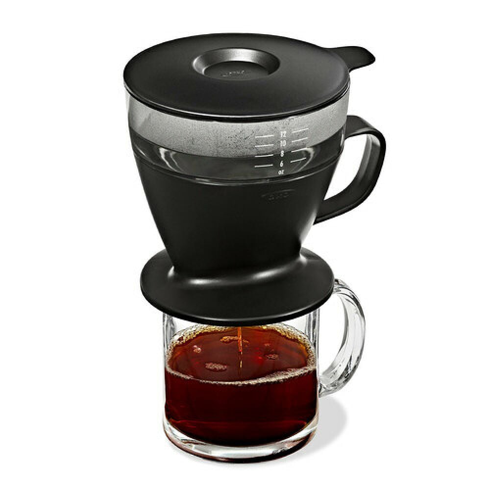 Pour Over Coffee Maker with Water Tank - Matte Black Z1