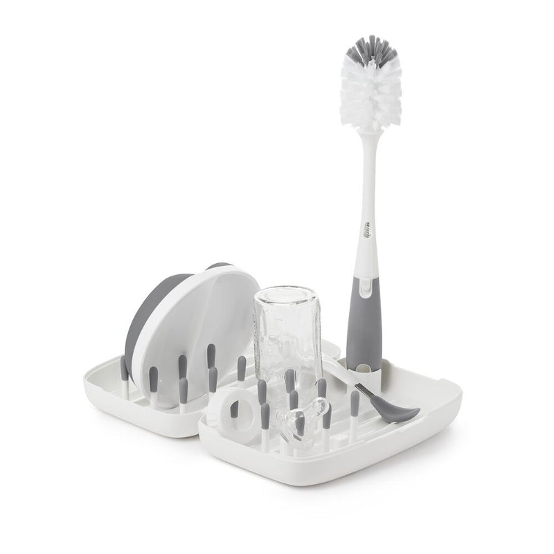 On-the-Go Drying Rack with Bottle Brush D7