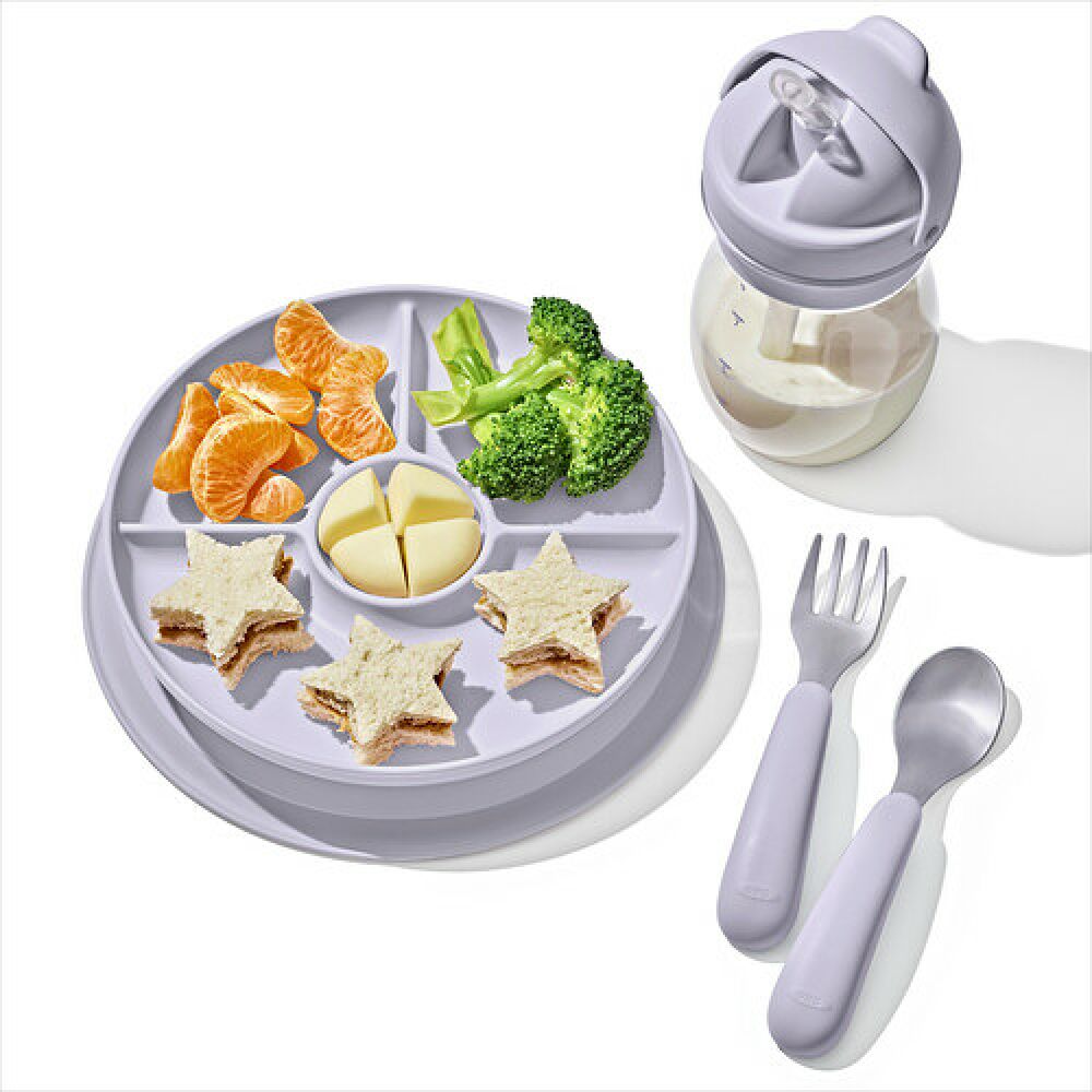 Stick & Stay Suction Divided Plate Q1