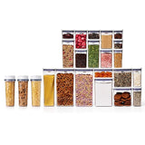 3 Piece Cereal Dispenser Set & 20-Piece POP Container Set Bundle S7