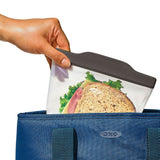 Outdoor Silicone Reusable Stand Up Bag Quart (32 oz) I4