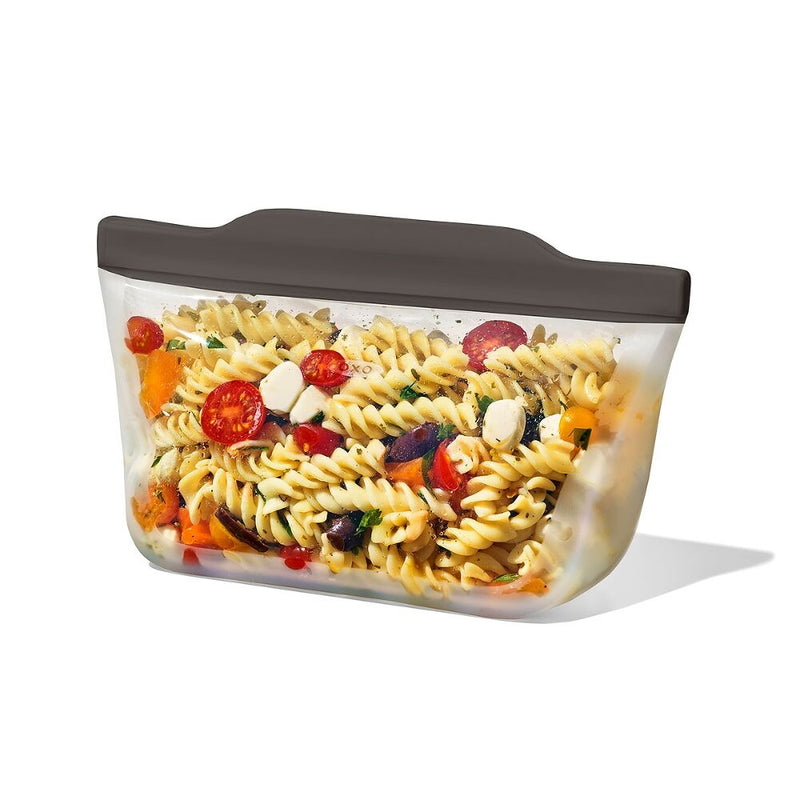 Outdoor Silicone Reusable Stand Up Bag Quart (32 oz) X4