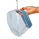 Silicone Reusable Bag  Stand-Up Half Gallon (64 oz) - Ocean Blue C4