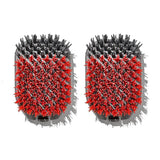 Outdoor Nylon Grill Brush Set of 2 Replacement Heads J9
