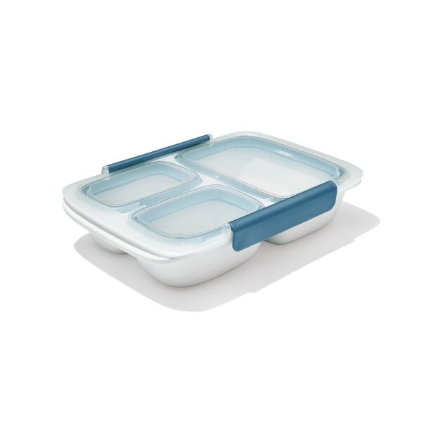 Prep & Go 4.1-Cup Divided Container - Ocean Blue G4