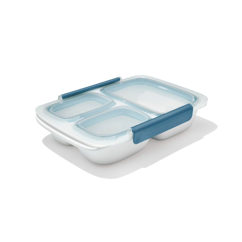 Prep & Go 4.1-Cup Divided Container - Ocean Blue G4