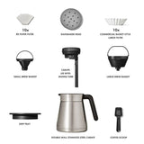 12-Cup Coffee Maker with Podless Single-Serve Function K8