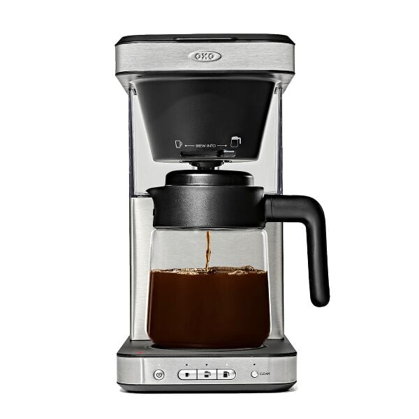 8-Cup Coffee Maker with Podless Single-Serve Function and Glass Carafe N5