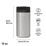 12oz Stainless Steel Coffee Storage Container X0