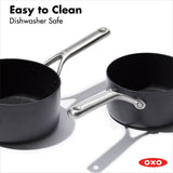 Ceramic Professional Non-Stick 4-Piece Saucepan Set (1.7 Qt & 2.3 Qt) F0