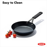 Carbon Steel Obsidian Series 8-Inch Frypan with Silicone Sleeve L7