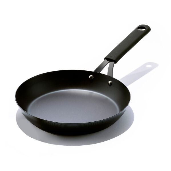 Carbon Steel Obsidian Series 10-Inch Frypan with Silicone Sleeve W1