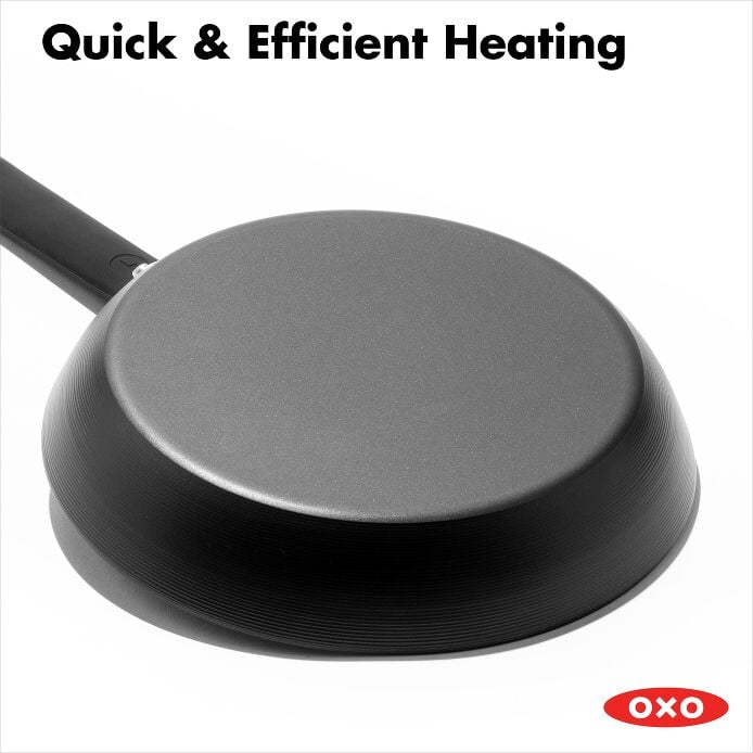 Carbon Steel Obsidian Series 10-Inch Frypan with Silicone Sleeve W1