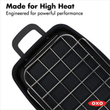 Carbon Steel Obsidian Series Roaster with Rack Y5