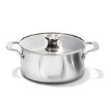 Stainless Steel Mira Series 5.2qt Casserole And Lid V1