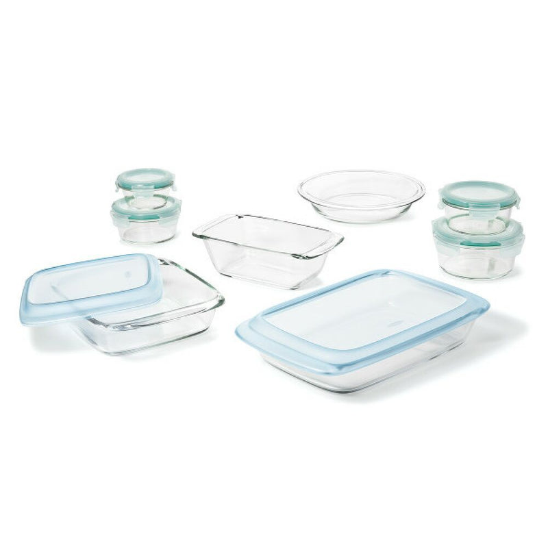 14-Piece Glass Bake, Serve & Store Set X7