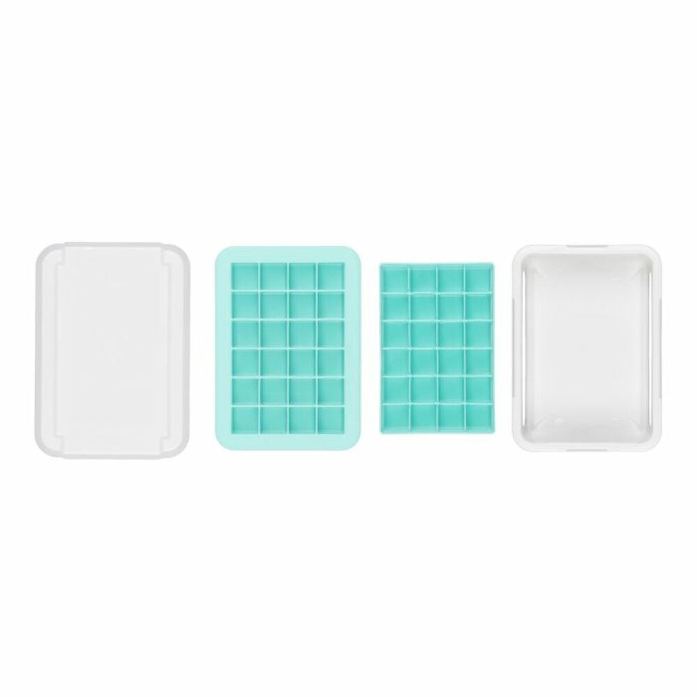 Covered Silicone Ice Cube Tray-Cocktail Cubes S4