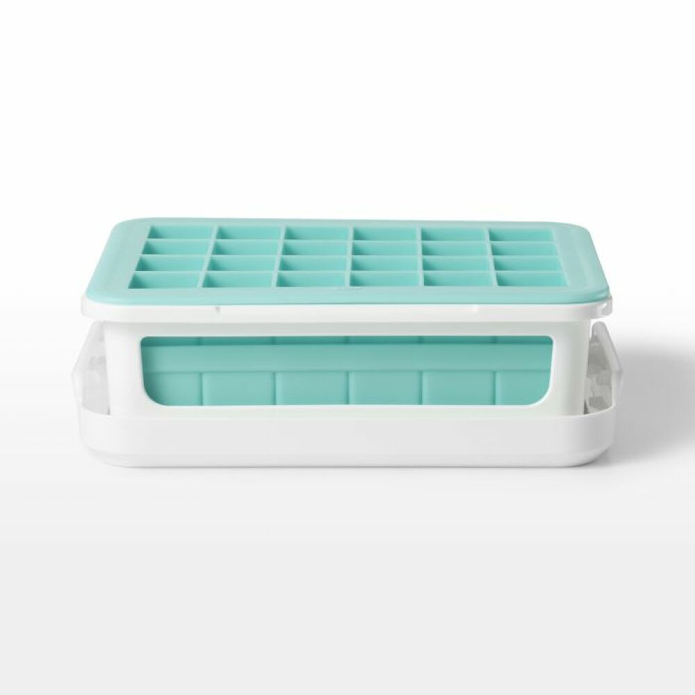 Covered Silicone Ice Cube Tray-Cocktail Cubes S4