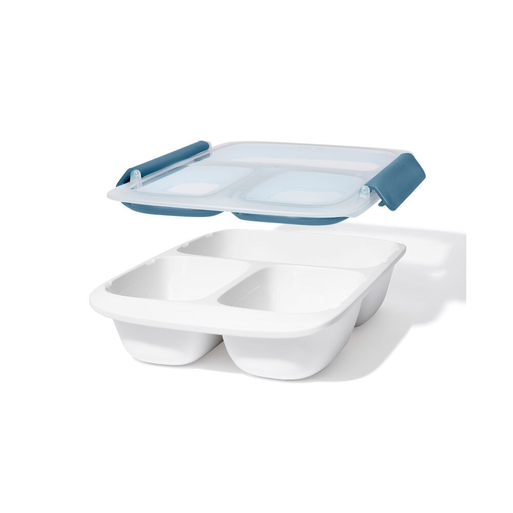 Prep & Go 4.1-Cup Divided Container - Ocean Blue G4