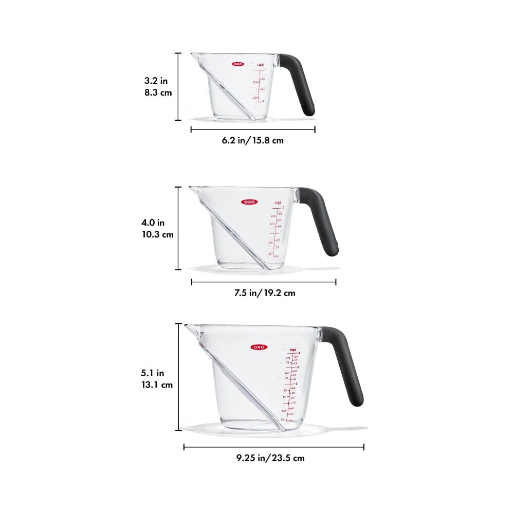3 Piece Angled Measuring Cup Set L7