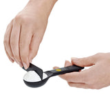 7 Piece Plastic Measuring Spoons - Black Z1