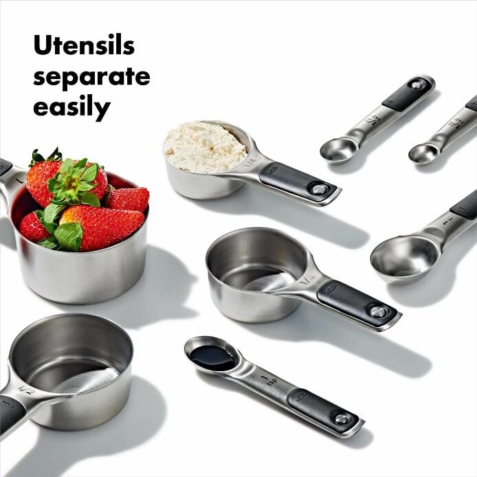 Stainless Steel Measuring Cups and Spoons Set G9
