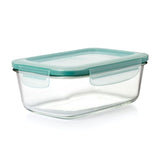 Smart Seal 8 Cup Glass Rectangle Container - Teal U3