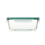 Smart Seal 8 Cup Glass Rectangle Container - Teal U3