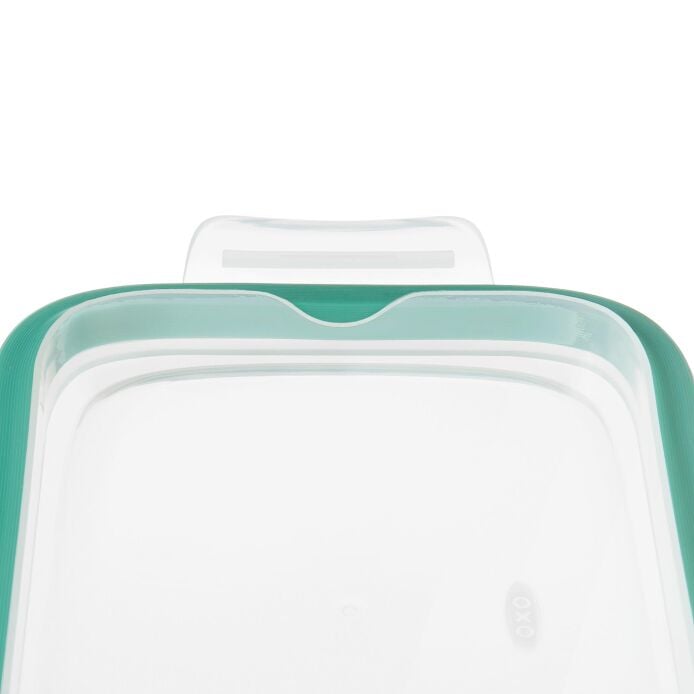 Smart Seal 8 Cup Glass Rectangle Container - Teal U3