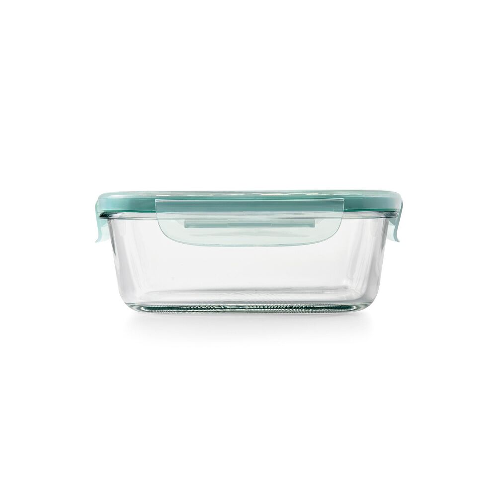 Smart Seal 3.5 Cup Glass Rectangle Container - Teal U6