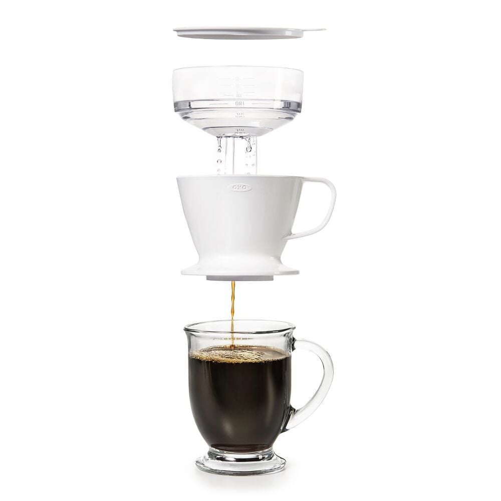 Pour-Over Coffee Maker with Water Tank Q8