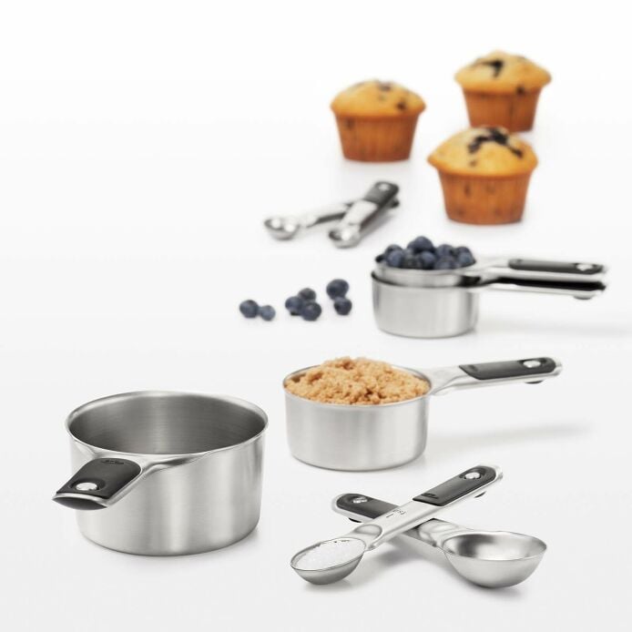 Stainless Steel Measuring Cups and Spoons Set G9