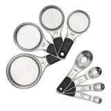 Stainless Steel Measuring Cups and Spoons Set G9