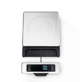 11 lb Stainless Steel Food Scale with Pull out Display A1