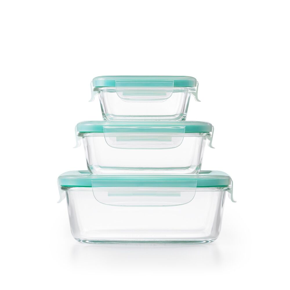 OXO Good Grips 12 Piece Smart Seal Glass Container Set J1