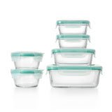 OXO Good Grips 12 Piece Smart Seal Glass Container Set J1