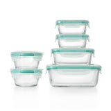 OXO Good Grips 12 Piece Smart Seal Glass Container Set E5