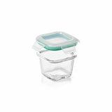 4 Piece Smart Seal Glass Mini Square Container Set V7