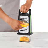 Etched Box Grater With Removable Zester Z6