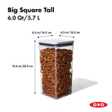 POP Container - Big Square Tall (6.0 Qt.) T3