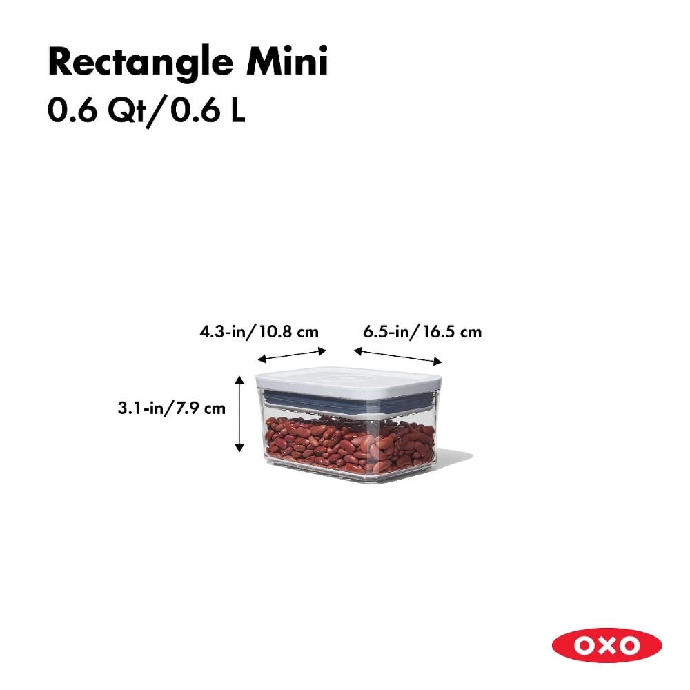 POP Container - Rectangle Mini (0.6 Qt.) Z1
