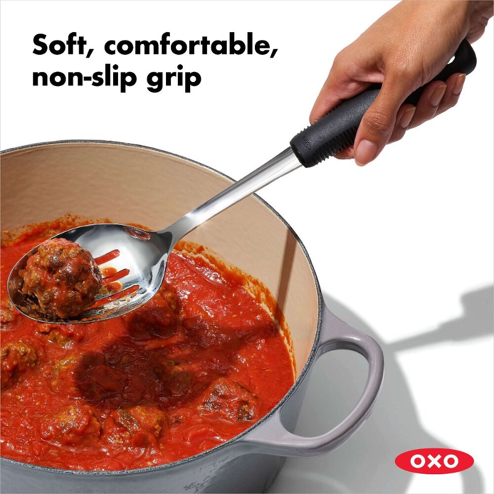 Stainless Steel Slotted Spoon T7