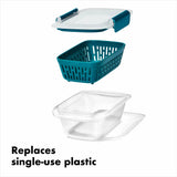 Prep & Go Container with Colander P4
