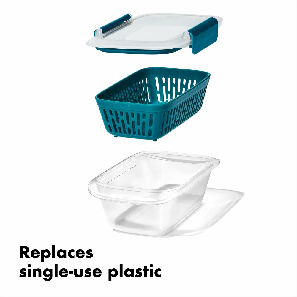 Prep & Go Container with Colander P1
